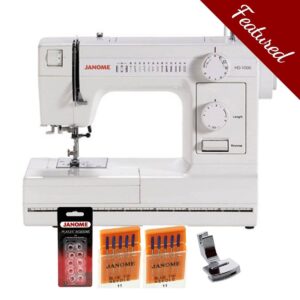 Janome HD1000 main product image with featured bundle