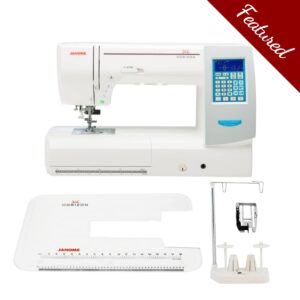 Janome Horizon Memory Craft 8200QCP Special Edition sewing and quilting machine with featured bundle
