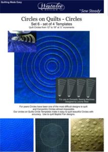 CIRCLES ON QUILTS TEMPLATE SET 4
