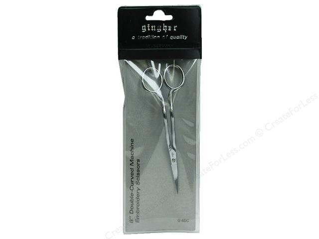 Gingher G-4C 4-Inch Curved Embroidery Scissors