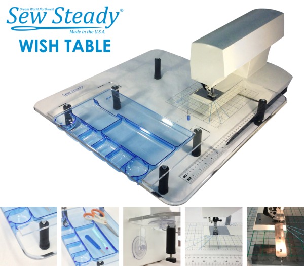 Large 221 Clear Sew Steady Extension Table - Call to Order