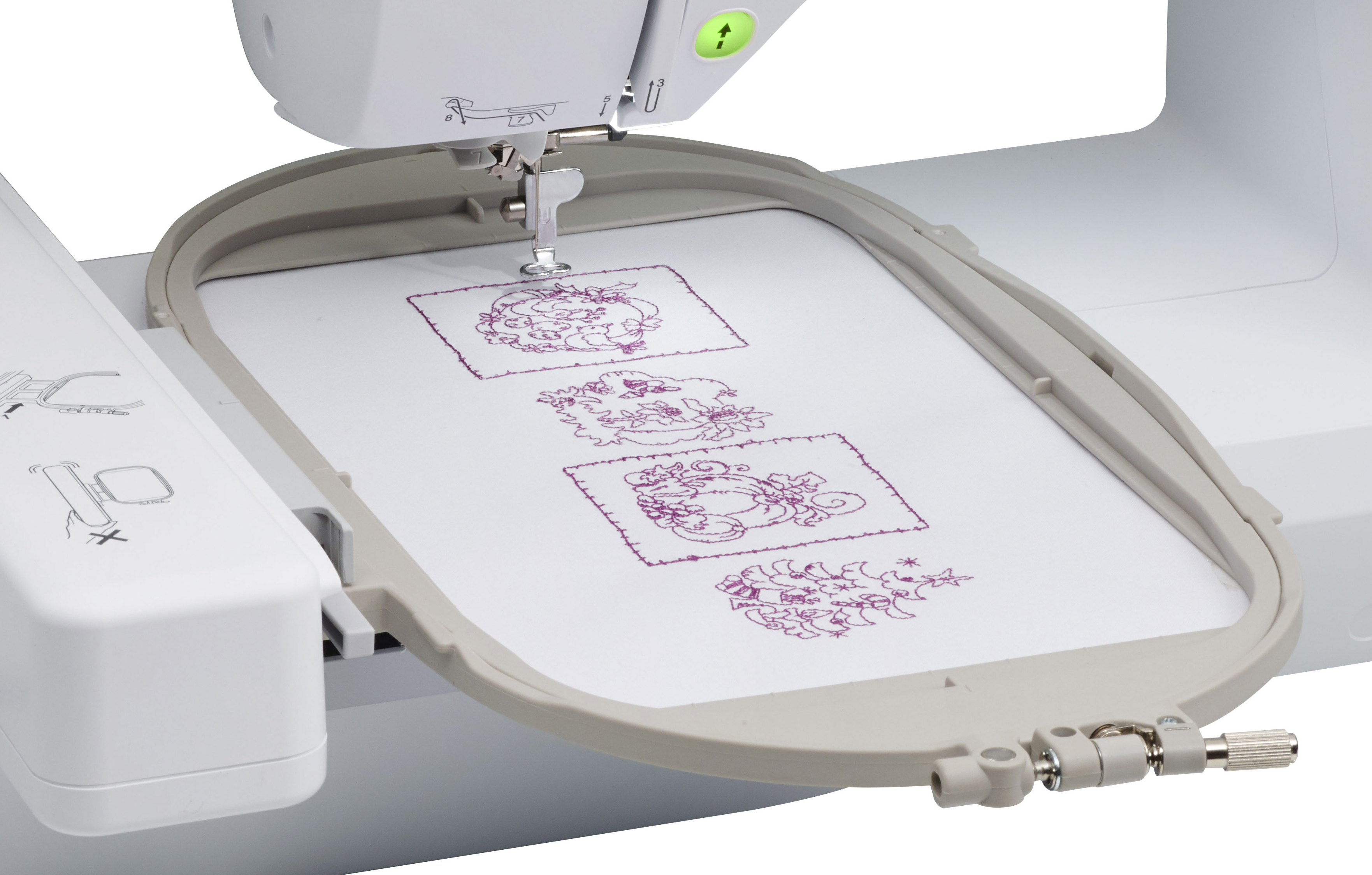 Brother Innovis NQ1400E Embroidery Machine at Moore