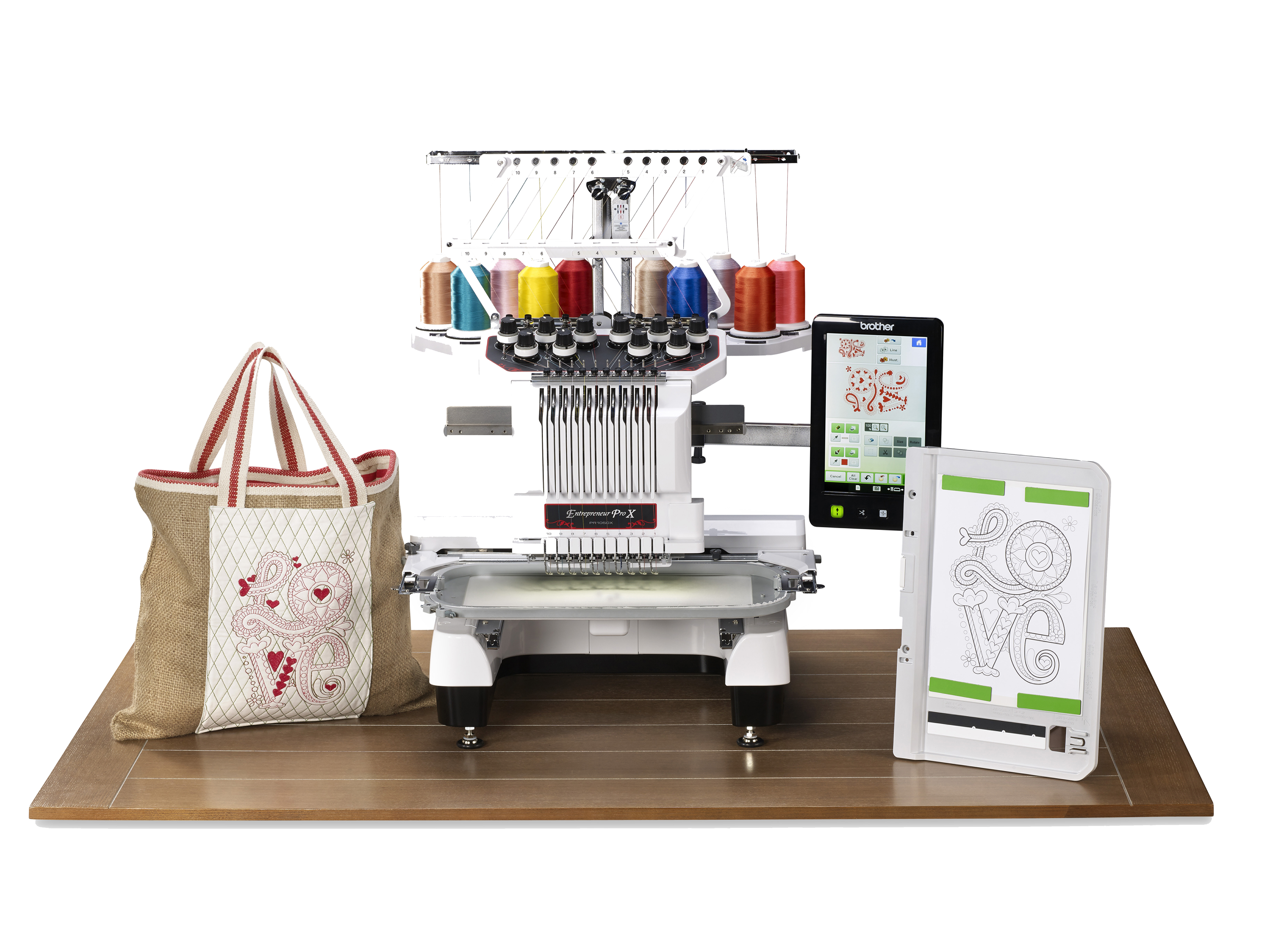 NEW! Brother Entrepreneur Pro Multi-Needle Embroidery Machine (Model P – A1  Reno Vacuum & Sewing