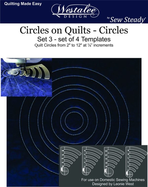CIRCLES ON QUILTS TEMPLATE SET 3