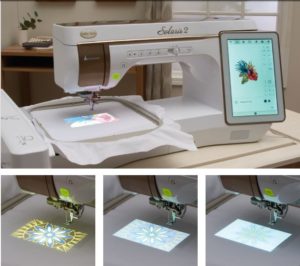 Baby Lock Solaris 2 makes perfect embroidery placement not just possible, but easy