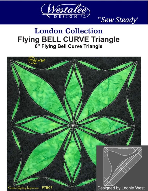 Sew Steady Westalee Design Flying Bell Curve Triangle 6"