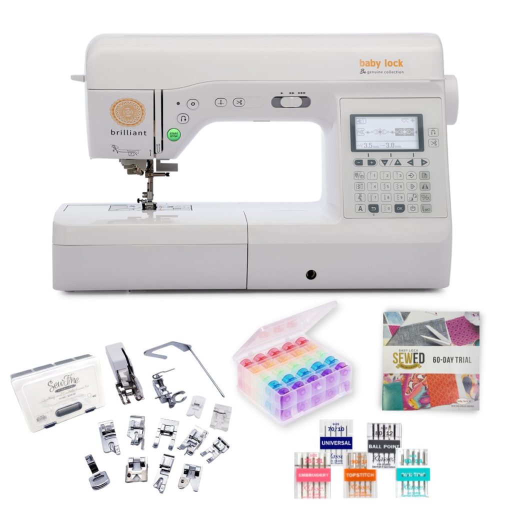 Baby Lock Brilliant Featurerich Sewing and Quilting Machine