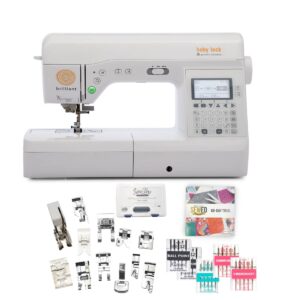 Baby Lock Brilliant sewing machine main product image with featured bundle