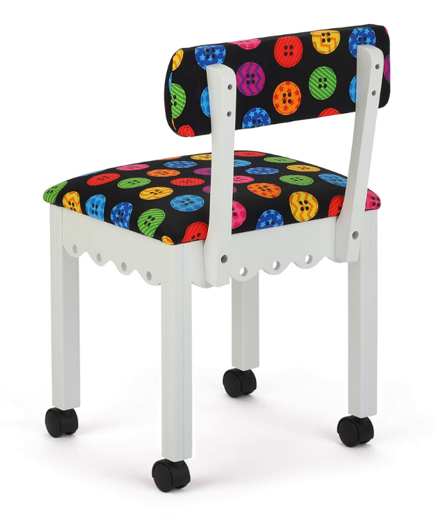 White Sewing Chair Available Now at Moore's Sewing