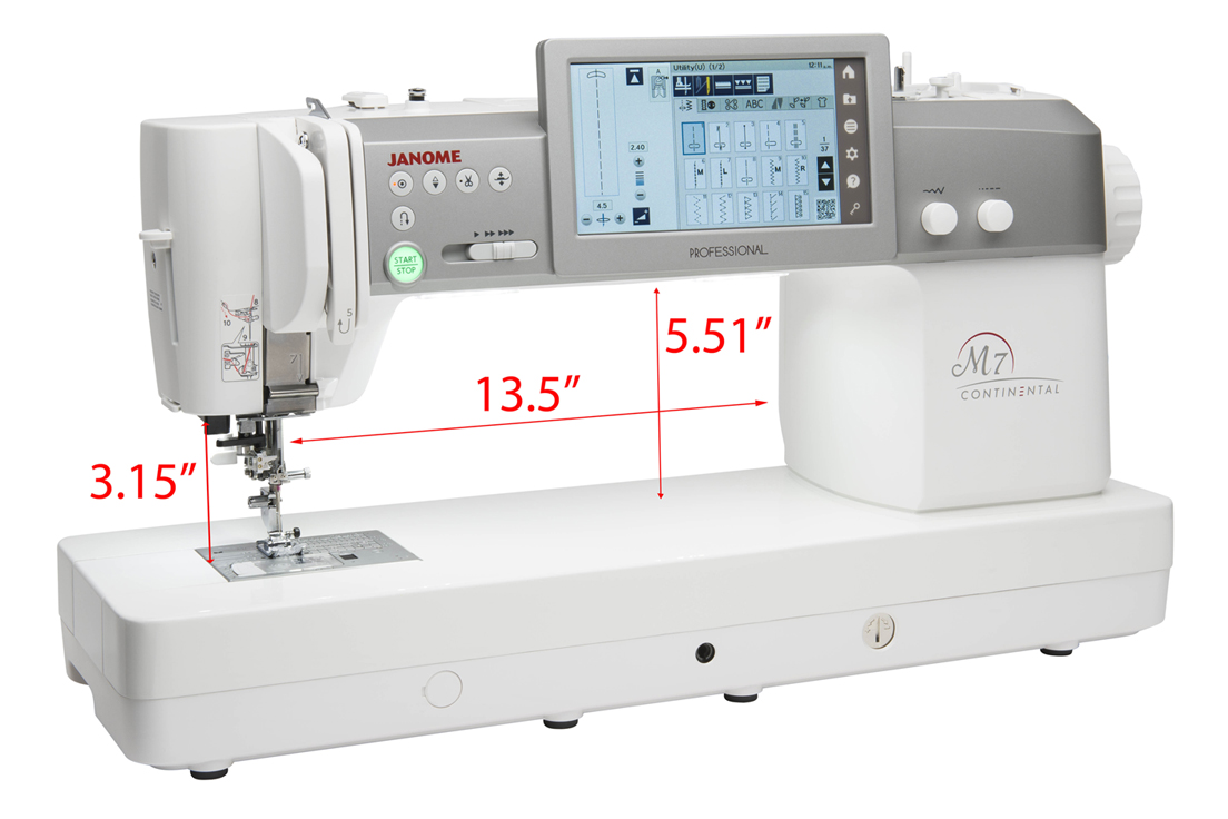 Janome Continental M7 Professional CM7P now available at Moore's