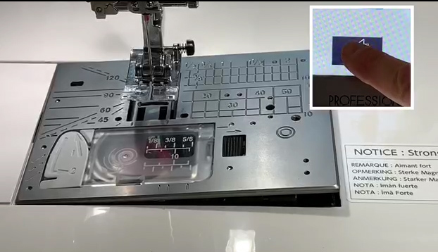 one-touch needle plate conversion