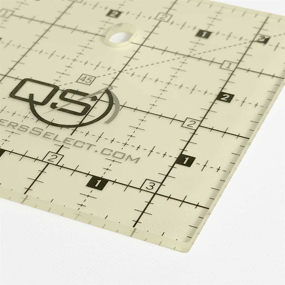 Select 3.5x3.5 Non-Slip Ruler QS-RUL3.5 – The Sewing Studio Fabric  Superstore