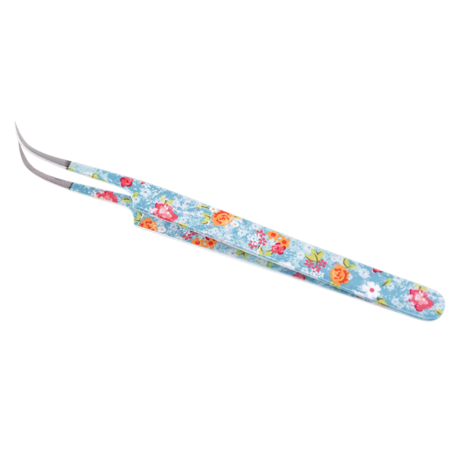 Embellish Tweezers- cute floral print precision tweezers