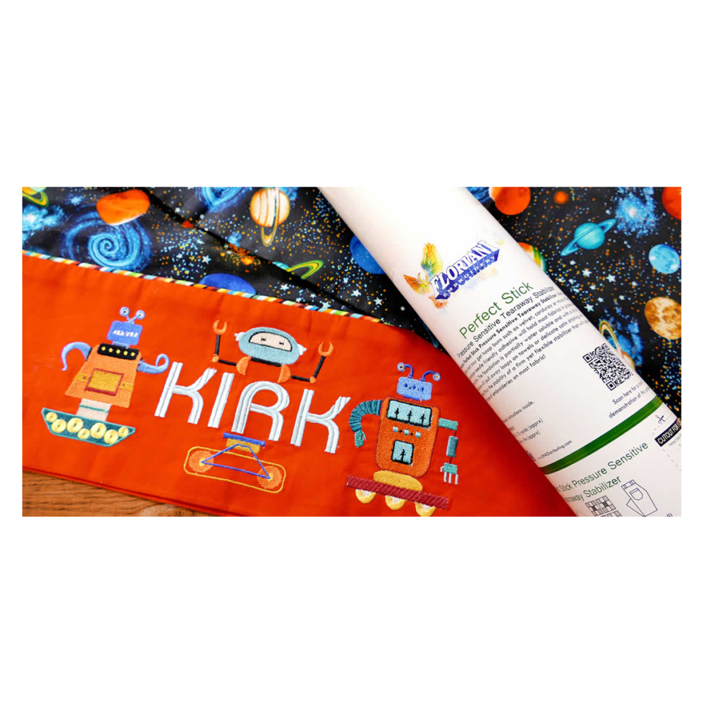 Perfect Stick Tearaway embroidery stabilizer by Floriani