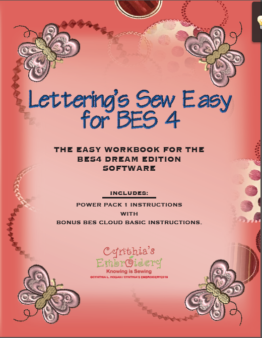 Lettering;s Sew Easy for BES4