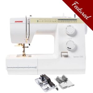 Janome Sewist 725s main product image with featured bundle