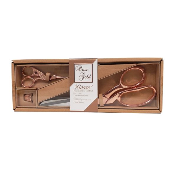 Klasse Rose Gold Scissor Set main product image