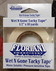 Floriani WetNGone Tacky Tape