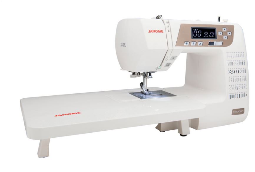 Janome 3160QDC-T is available at all Moore's Sewing locations