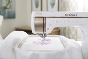 Baby Lock Solaris 2 has industry-leading hoop sizes