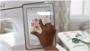 Baby Lock Solaris 2 features a large capacitative touchscreen