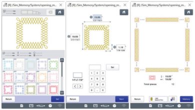 Auto-split of Large Quilting Border Patterns