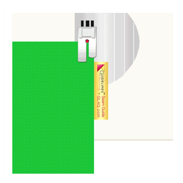 Perfect4Pattern 2 Guideline Rulers with Seam Guide and Connector (GL-P4P-2) seam guide sticker