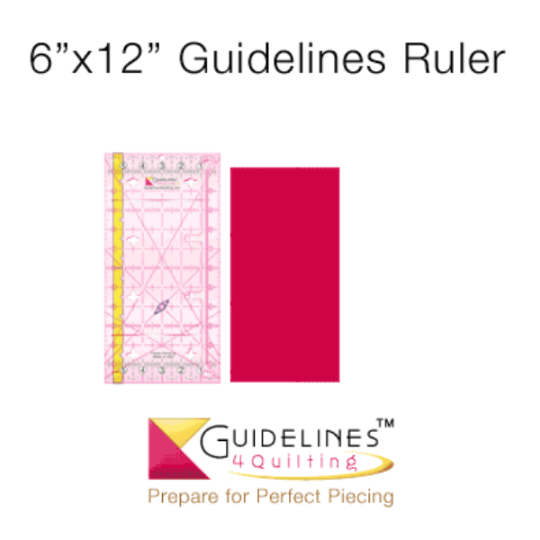 Guidelines4quilting Super Easy Seam Guide Setter, 4.75x1.25x.125