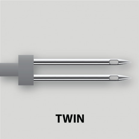 this image shows Klasse Twin Machine Needles