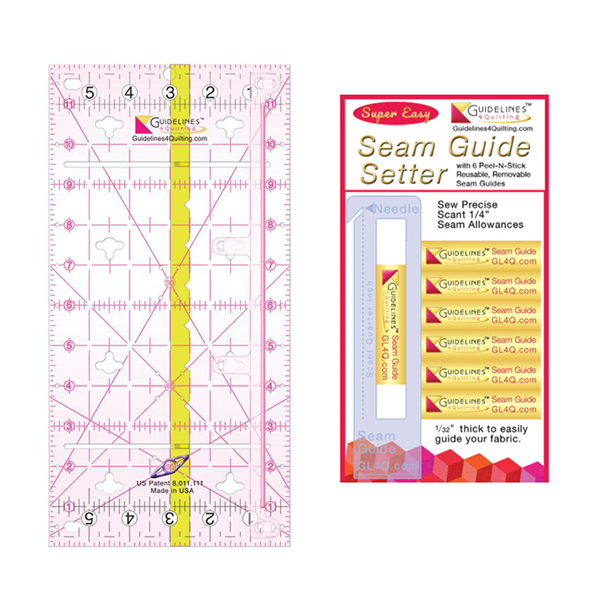 Perfect4Pattern Guideline Ruler & Seam Guide - Moore's Sewing