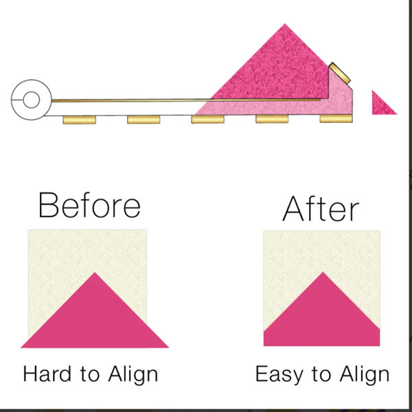 Precisely mark seam lines & Trim Triangle points