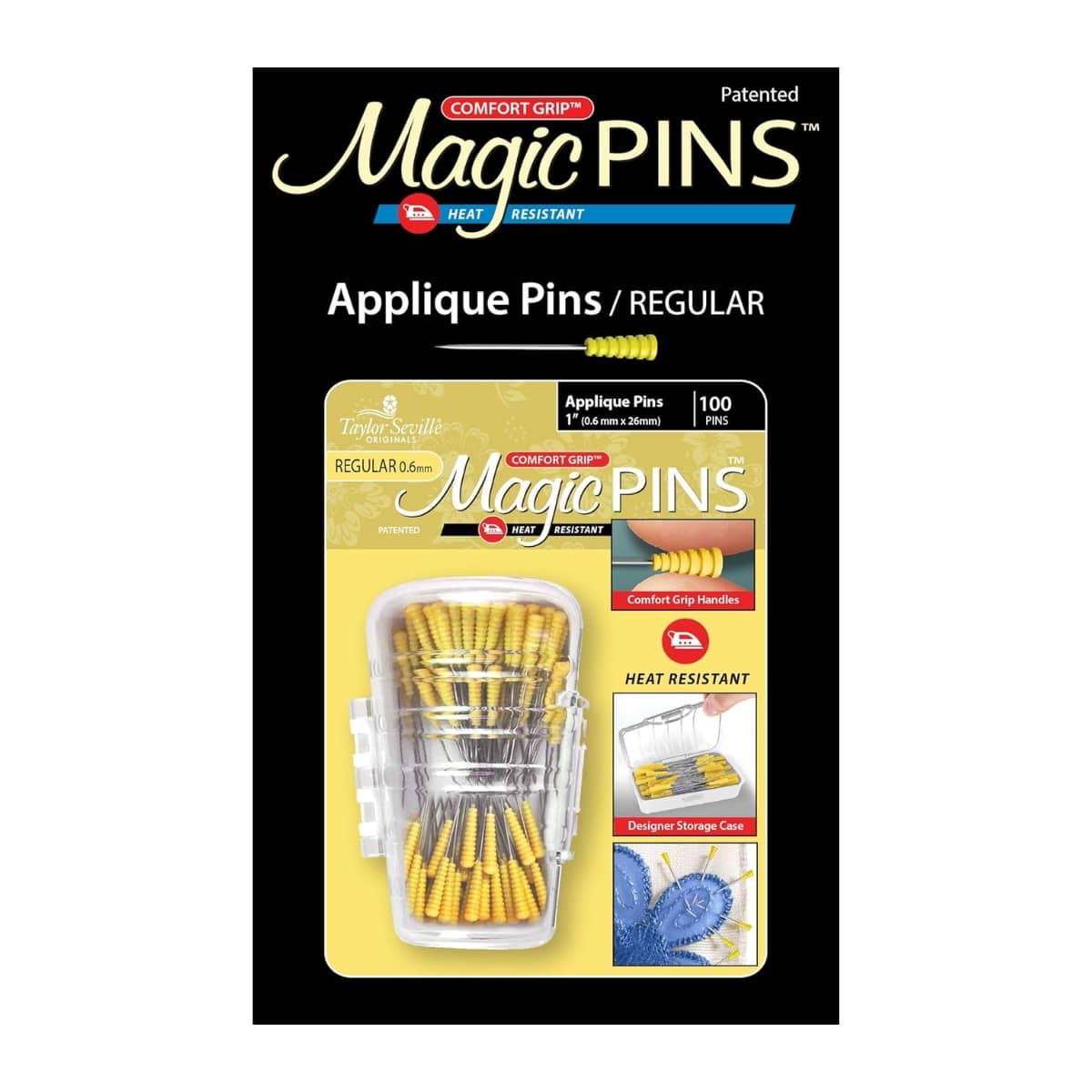 Magic Pins - Multiple Options Quilting Pins with Comfort Grip - Moore's  Sewing
