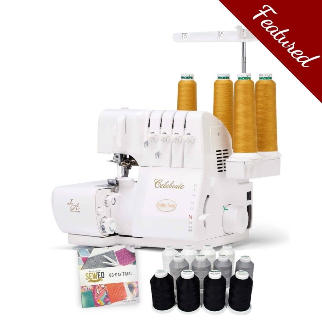 Baby Lock Celebrate is available at all Moore's Sewing locations