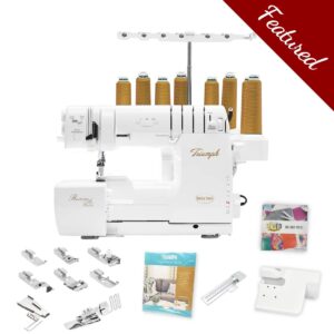 Baby Lock Triumph main product image with featured bundle