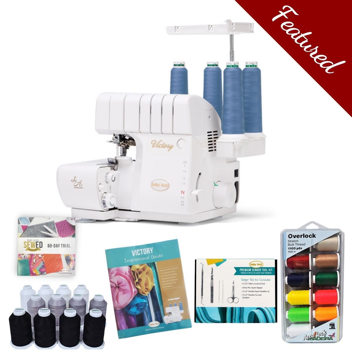 Baby Lock Victory is available at all Moore's Sewing locations