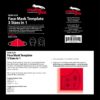 Creative Grids Face Mask Template