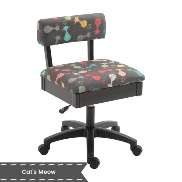 Arrow Hydraulic Chair Cat's Meow Gray fabric