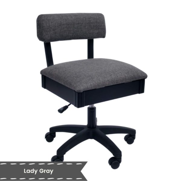 Arrow Hydraulic Chair Lady Gray fabric