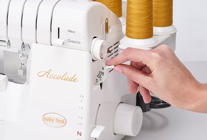 Baby Lock Accolade Automatic Thread Delivery™