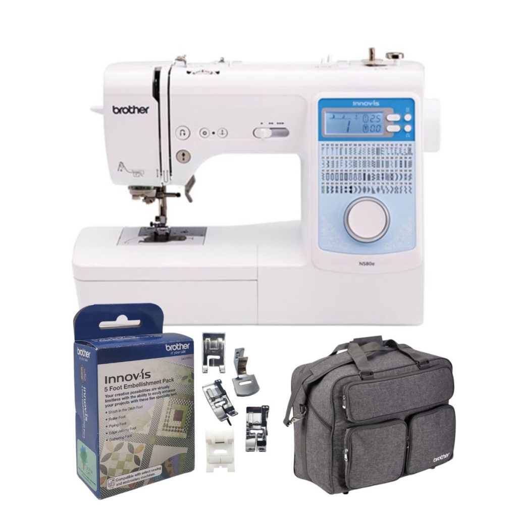 Brother NS80E is available at all Moore's Sewing locations