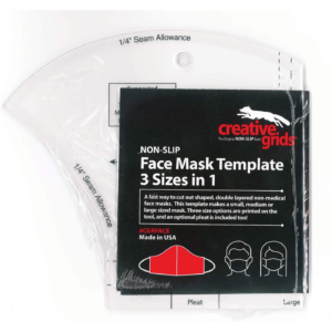 Creative Grids Face Mask Template 3 sizes in 1