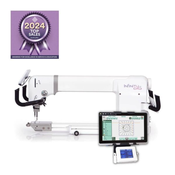 Handi Quilter Infinity with Pro-Stitcher main product image with 2024 dealer award