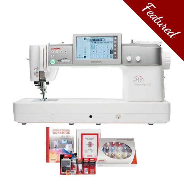 Janome Continental M7 featured main image with bundle