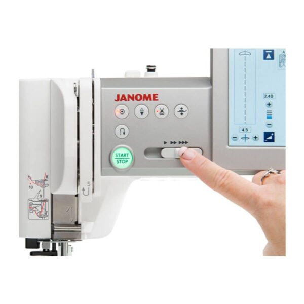 Janome Continental M7 speed control