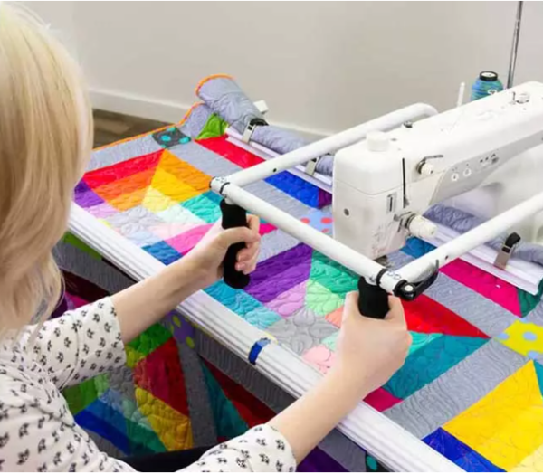 Q-Zone hoop frame quilting