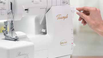 Baby Lock Triumph serger with LED lights
