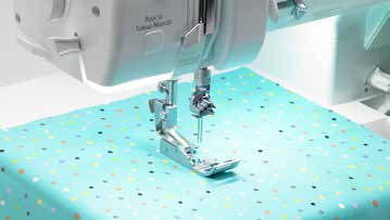 Baby Lock Triumph serger has 6 bright LED lights