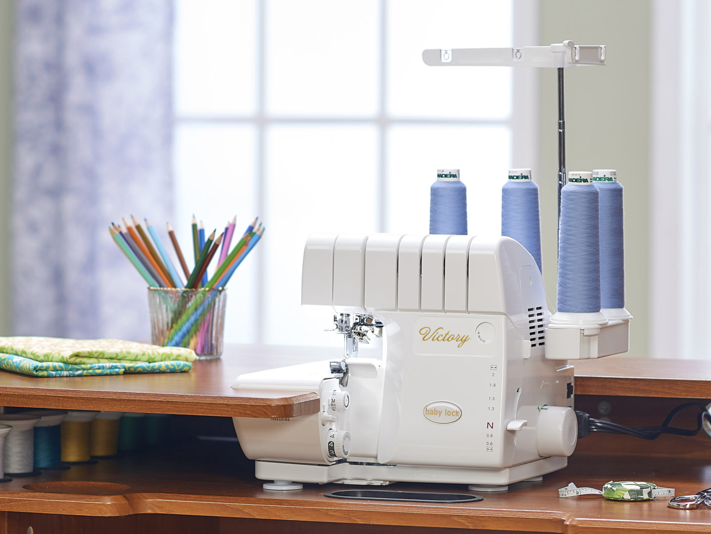 Baby Lock Victory is available at all Moore's Sewing locations