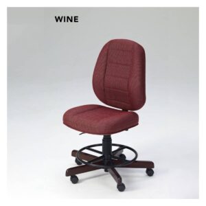 Koala SewComfort Chair in wine with cherry base