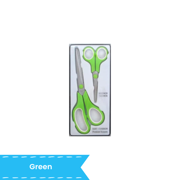 Allary Soft Cushion Premium Scissors color green